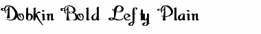 Download Dobkin Bold Lefty Font