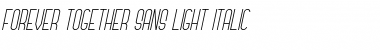 Download Forever Together Sans Light Font