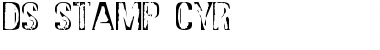 Download DS Stamp Cyr Font