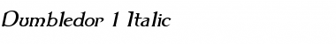 Download Dumbledor 1 Italic Font