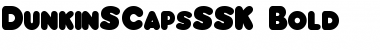 DunkinSCapsSSK Bold Font