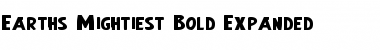 Download Earth's Mightiest Bold Expanded Font