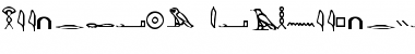 Hieroglyphics Normal Font