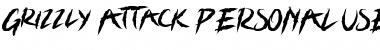 Grizzly Attack Regular Font