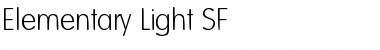 Elementary Light SF Regular Font