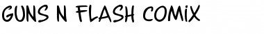 Download Guns n' Flash Comix Font