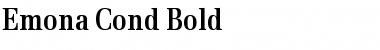 Emona Cond Bold Font