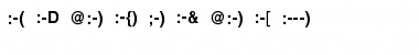 Emoticons Regular Font