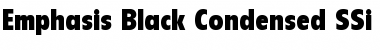 Emphasis Black Condensed SSi Bold Condensed