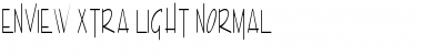 Enview Xtra Light Normal Font