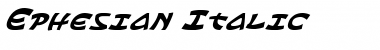 Ephesian Italic Italic Font