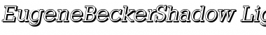 Download EugeneBeckerShadow-Light Font