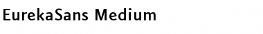 Download EurekaSans-Medium Font