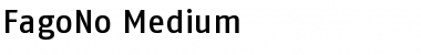 FagoNo Medium Font