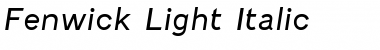 Download Fenwick Light Font