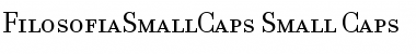 FilosofiaSmallCaps Small Caps Font