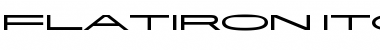 Flatiron ITC Font