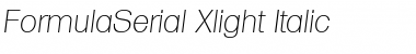 Download FormulaSerial-Xlight Font