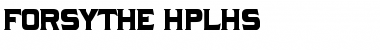 Forsythe HPLHS Font
