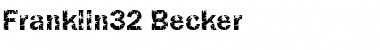 Download Franklin32 Becker Font