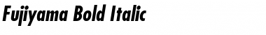 Fujiyama Bold Italic