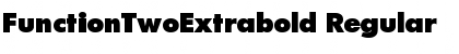 Download FunctionTwoExtrabold Font