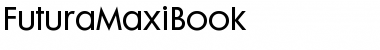 FuturaMaxiBook Regular Font