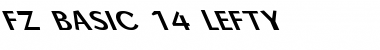 FZ BASIC 14 LEFTY Font