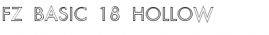 FZ BASIC 18 HOLLOW Font