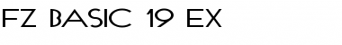 FZ BASIC 19 EX Font