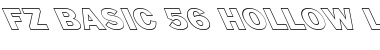 FZ BASIC 56 HOLLOW LEFTY Font