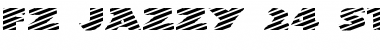 FZ JAZZY 24 STRIPED EX Normal Font