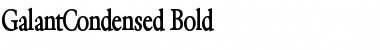 Download GalantCondensed Font