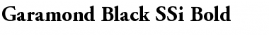Garamond Black SSi Bold Font