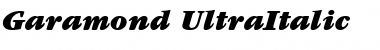 Garamond UltraItalic