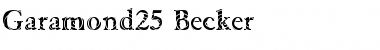 Download Garamond25 Becker Font