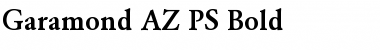 Garamond_A.Z_PS Font