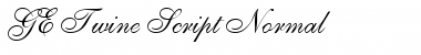 GE Twine Script Normal Font