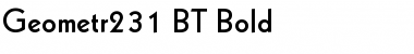 Download Geometr231 BT Font