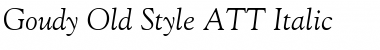 Goudy Old Style ATT Italic Font