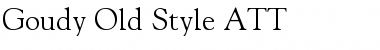 Goudy Old Style ATT Regular Font