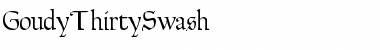 Download GoudyThirtySwash Font
