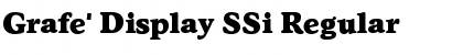 Download Grafe' Display SSi Font