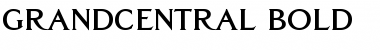 GrandCentral-Bold Regular Font