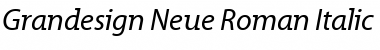 Download Grandesign Neue Roman Font