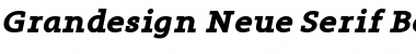 Grandesign Neue Serif Bold Italic