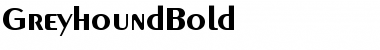 GreyhoundBold Regular Font