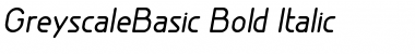 GreyscaleBasic Bold Italic