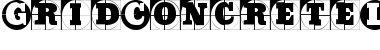 GridConcreteLogoable Regular Font