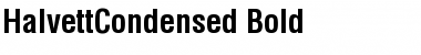 HalvettCondensed Bold